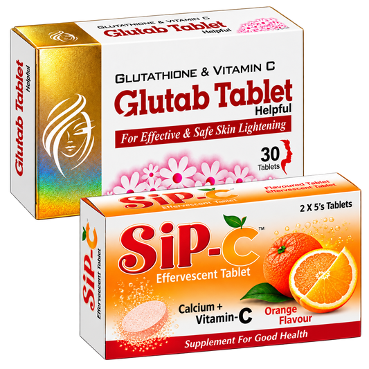 GLUTAB SKIN WHITENING PRODUCT+SIP-C