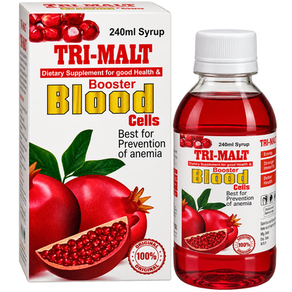 Tri-Malt iron syrup 240ml bottle by Zonex Pharma