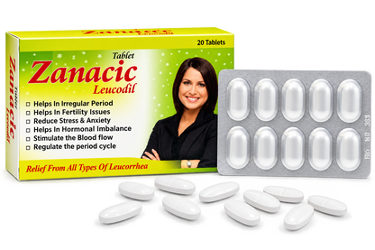 Zanacic Leucodil ashwagandha and brahmi tablets, 20-tablet pack by Zonex Pharma