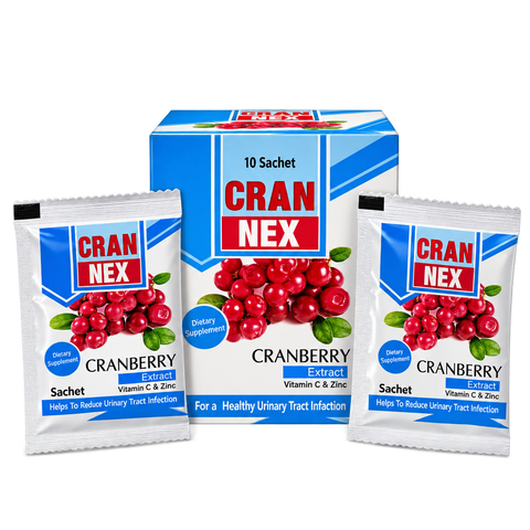Cran-Nex cranberry sachets, 10-sachet pack by Zonex Pharma