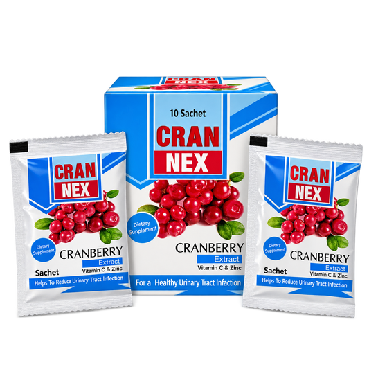 Cran-Nex cranberry sachets, 10-sachet pack by Zonex Pharma