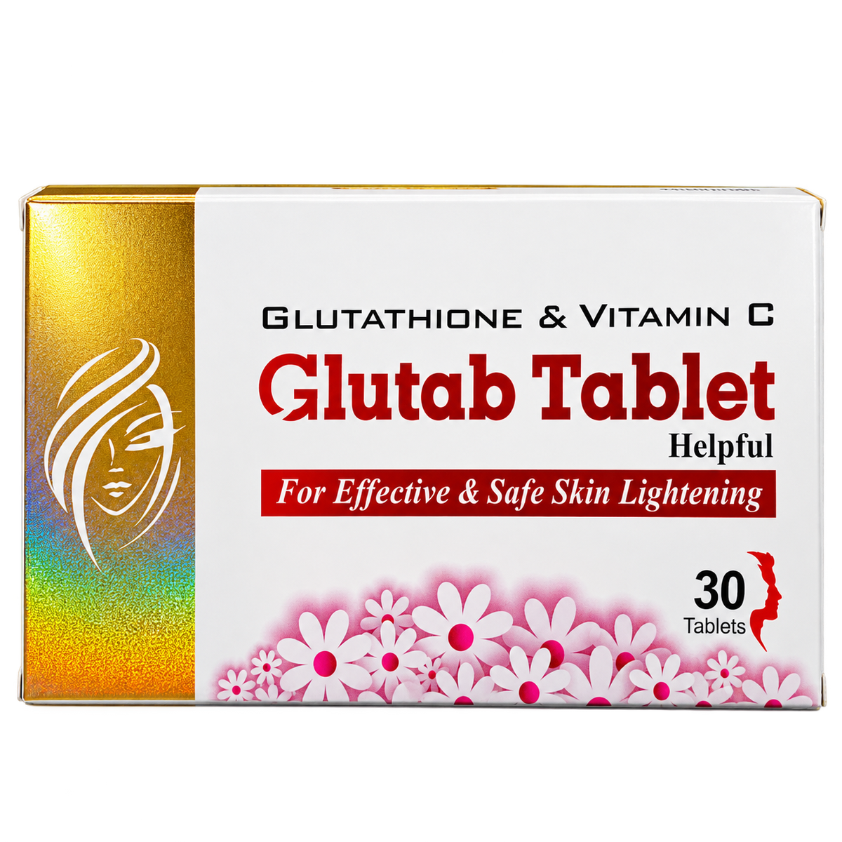 Glutab White glutathione skin brightening tablets by Zonex Pharma