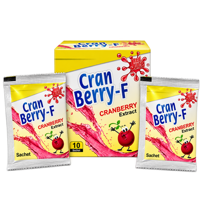 Cranberry-F cranberry extract sachets, 10-sachet pack by Zonex Pharma