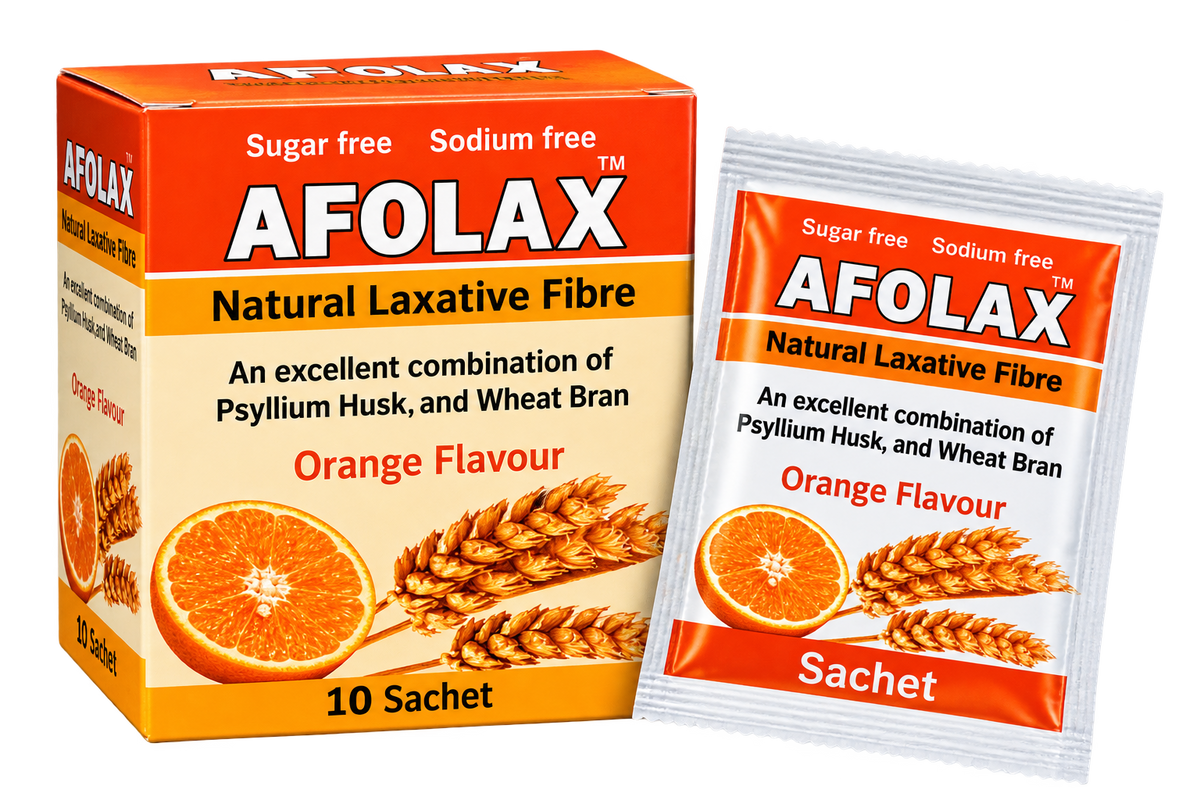 Afolax psyllium husk fibre sachets, 10-sachet pack by Zonex Pharma