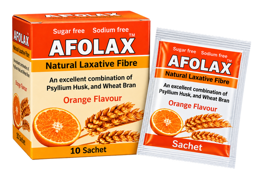Afolax psyllium husk fibre sachets, 10-sachet pack by Zonex Pharma